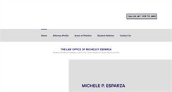 Desktop Screenshot of esparzaatlaw.com